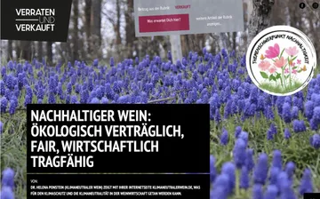 Nachhaltiger Wein: Ökologisch verträglich, fair, wirtschaftlich tragfähig